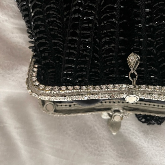 CLARA KASAVINA BEAD WOVEN EVENING HANDBAG - Picture 11 of 15